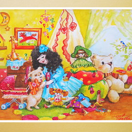 "Цветная комната."