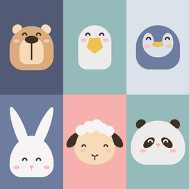 Иллюстрации для детских пледов