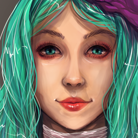 Лицо ведьмочки