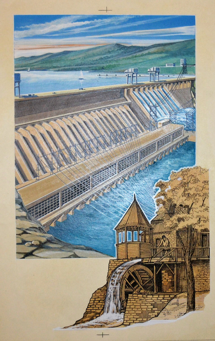 Иллюстрация к одной из глав, книжки, издательства, "Детская литература".