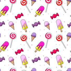 Паттерн из конфет