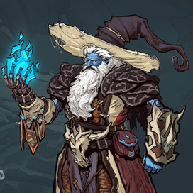 Маг. Посох. Дракон ГГ.