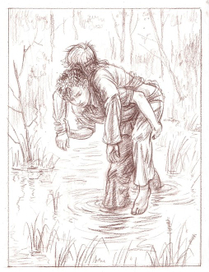  Радзиевская Софья "Болотные робинзоны" иллюстрация