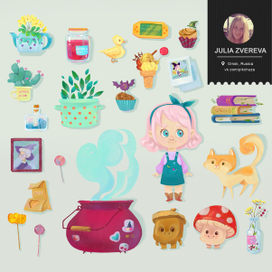 Лист с объектами