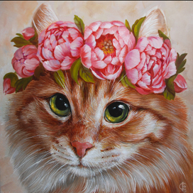 портрет кошки 4