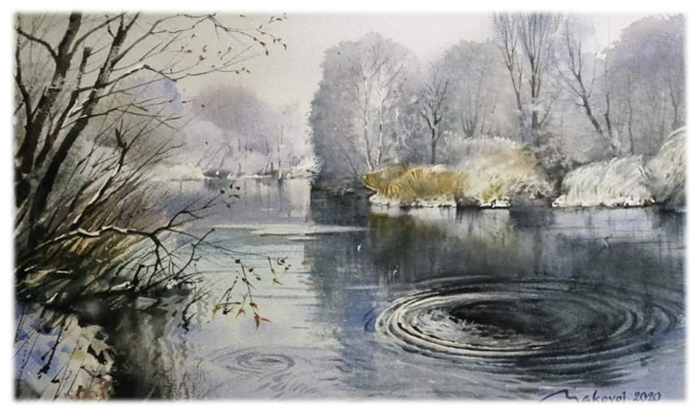 ,,Зимняя...капель под Новый год,,