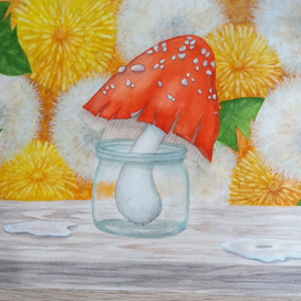 Икебана - Мухомор