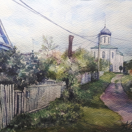 По дороге к храму