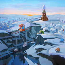 в северной деревне