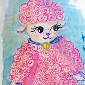 Розовая милашка🐑🐑🐑