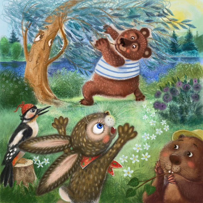 Заяц и вкусная ива