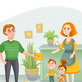 иллюстрация к теме алименты