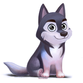 Cute wolf