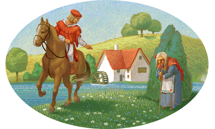 царевич и старуха