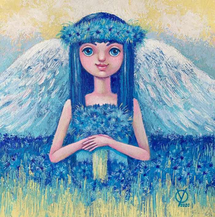 «Зямля пад белымі крыламі...» ("Васильковый ангел")