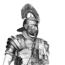 Центурион - карандашная графика