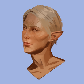 Эльфийка. Портрет