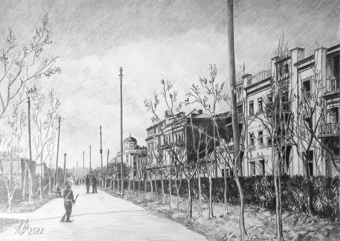 Г. Ростова-на-Дону, ул. Пушкинская в 1920 годы