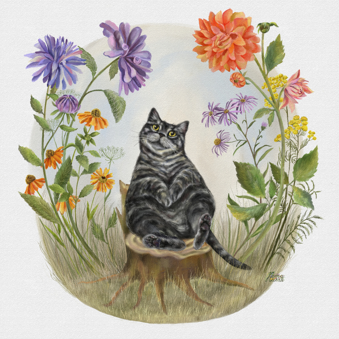 Снова рисую картинки про кота!