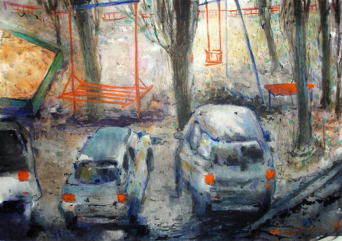 Детская площадка\парковка