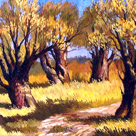 ,,Вербная роща.Осень,,