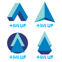 Логотипы Lvl up 
