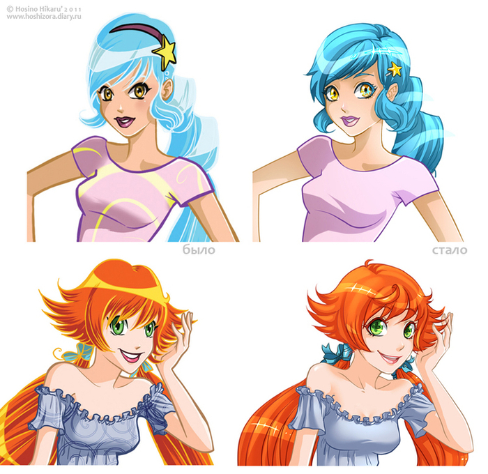 Редизайн персонажей