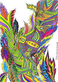 Графическая абстракция Карачевцевой Юли