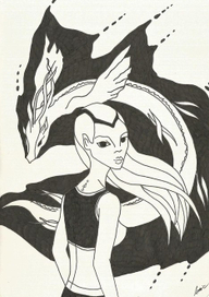 Девочка дракон