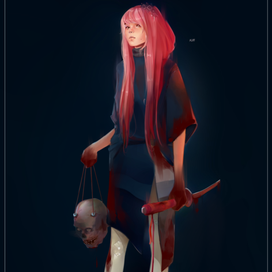 Девушка с катаной