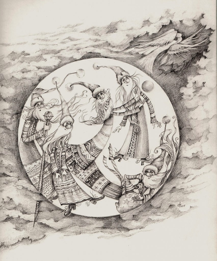 Накануне Нового года.