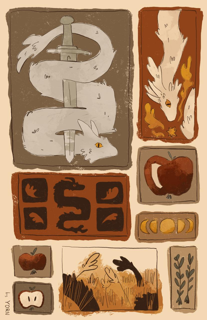 Стикерпак с драконами