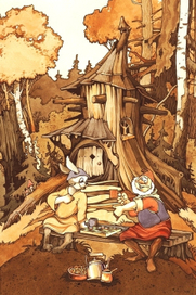 У гномика Себастьяна в гостях