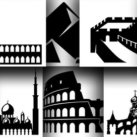 Силуэты для лазерной резки для ресторана