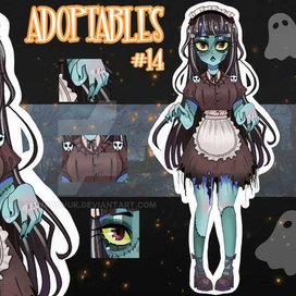 Девушка зомби