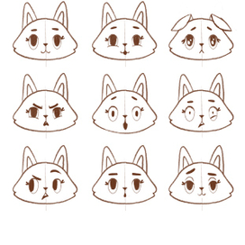 Разработка персонажа кот