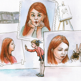 автопортрет