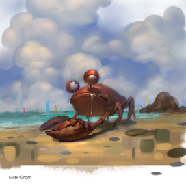 краб на Кубе