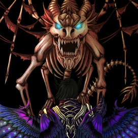 Покрас лайна (тушь) в ФШ.