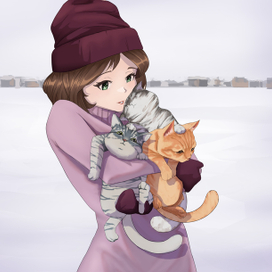 аниме с котиками