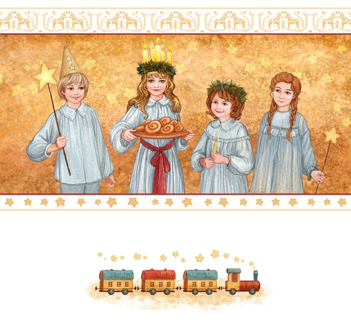 Шведская сказка. Заставка и концовка