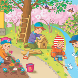 Весна. для издательства Аверсэв