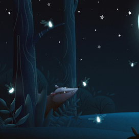 the moon and the firefly