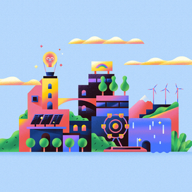 Иллюстрация для анимации Unicef