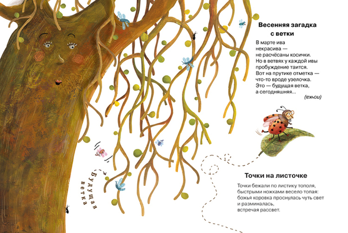 2-й разворот к книге "Прогулка под дождем"  