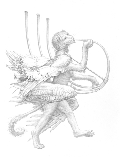 Лист 2 из серии "Квинтет Стефана". NGC 7319. 2015