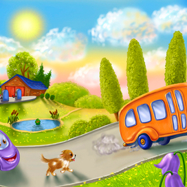 приключения автобусика
