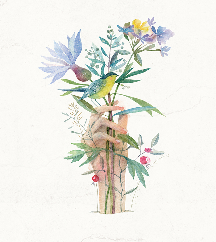 Из капель росы и нитей паутины, мой букет!