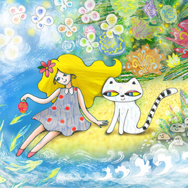 девочка-Припевочка и Кошка-Крошка