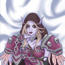 Дакимакура Сильвана Ветрокрылая